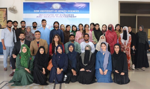 IBHM Literary & Debate Society Hosts Impactful Session on "Presentation Mastery"The Literary & Debate Society of the Institute of Business & Health Management (IBHM) successfully organized an engaging and fully packed interactive session titled "Presentation Mastery: Convincing Audiences with Body Language, Voice, and Influence" on 21st May 2025. The session saw enthusiastic participation from students across various institutes of DUHS, making it a dynamic and diverse gathering.

Led by our inspiring trainers, Musharraf Khan and Mr. Kamran Ahmed, the session went beyond theory — delivering an immersive, hands-on experience designed to equip participants with real-world communication skills.

Practical Skills & Activities Included:

-Mastery of confident body language through interactive exercises
-Development of engaging presentation skills via group activities and peer feedback
-Practice of voice modulation techniques through vocal drills and real-time coaching
-Building influential presentation strategies using role-playing and scenario-based simulations

This initiative proudly contributed to the United Nations Sustainable Development Goals (SDGs):

SDG 4 – Quality Education
SDG 8 – Decent Work and Economic Growth
SDG 10 – Reduced Inequalities

A huge thank you to our dedicated trainers and organizers for crafting such a memorable and transformative experience for all attendees!