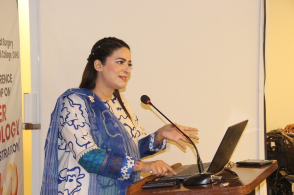 Workshop Highlight Alert
Pre-SURGICON Conference Workshop on LASER PROCTOLOGYDepartment of General Surgery, DUHS - Ojha Campus
22nd May 2025

We’re thrilled to share the successful completion of our Pre-SURGICON Conference Workshop on Laser Proctology, organized by the Department of General Surgery, DUHS at Ojha Campus. 

The event witnessed an enthusiastic participation of general surgeons and postgraduate trainees from across the city!

A heartfelt thank you to:

-Prof. Jahan Ara, Honourable Vice Chancellor
-Prof. Iftikhar, Respected Principal
-Prof. Dr. Naveed Ali Khan, HOD and Master Trainer
 -Dr. Munira Abdul Aziz, Course director

Your guidance and efforts were instrumental in making this workshop a success.

Over the past decade, laser-based techniques have revolutionized surgical care by offering minimally invasive options that preserve normal tissue and significantly reduce post-operative complications.

Key Highlights:

-Laser Hemorrhoidoplasty (LHP) – No cut, no bleed, no pain. A patient-friendly alternative to conventional surgery that tackles algophobia (fear of pain) and haematophobia (fear of bleeding).
-FiLaC (Fistula-tract Laser Closure) – A cutting-edge approach for treating complex anal fistulas while preserving sphincter function and minimizing morbidity.
-SiLaC (Sinus Laser Closure) – An innovative, minimally invasive procedure for pilonidal sinus disease, offering faster healing, less pain, and quicker return to normal activities.

Laser technology is transforming proctologic surgery — safer, cleaner, and patient-centered!
